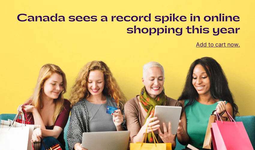 Canada sees a record spike in online shopping this year