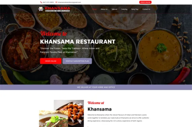 Khansama Reasturant Logo