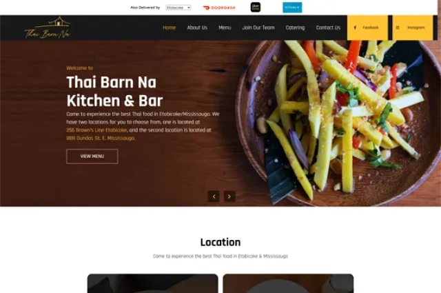 Thai Barn Na Website Template