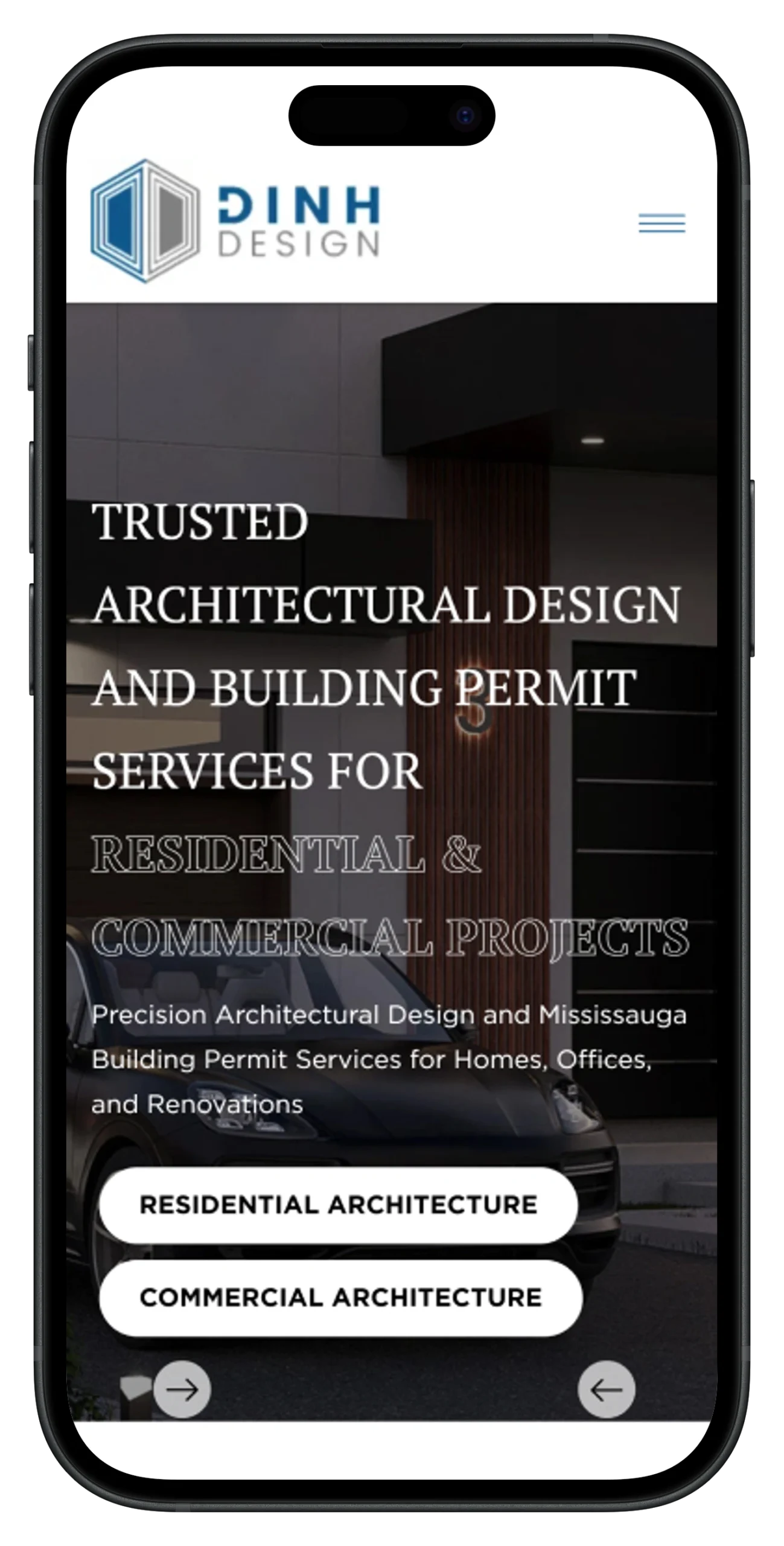 Dinh Design (Architectural & Home-Design Website)-