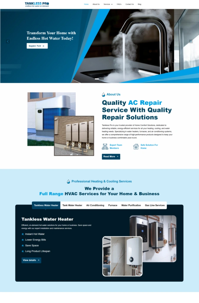 Tankless Pros (HVAC & Water-Heater Services)