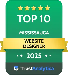 Trust Analytics Badge for Mississauga Website Designer 2025