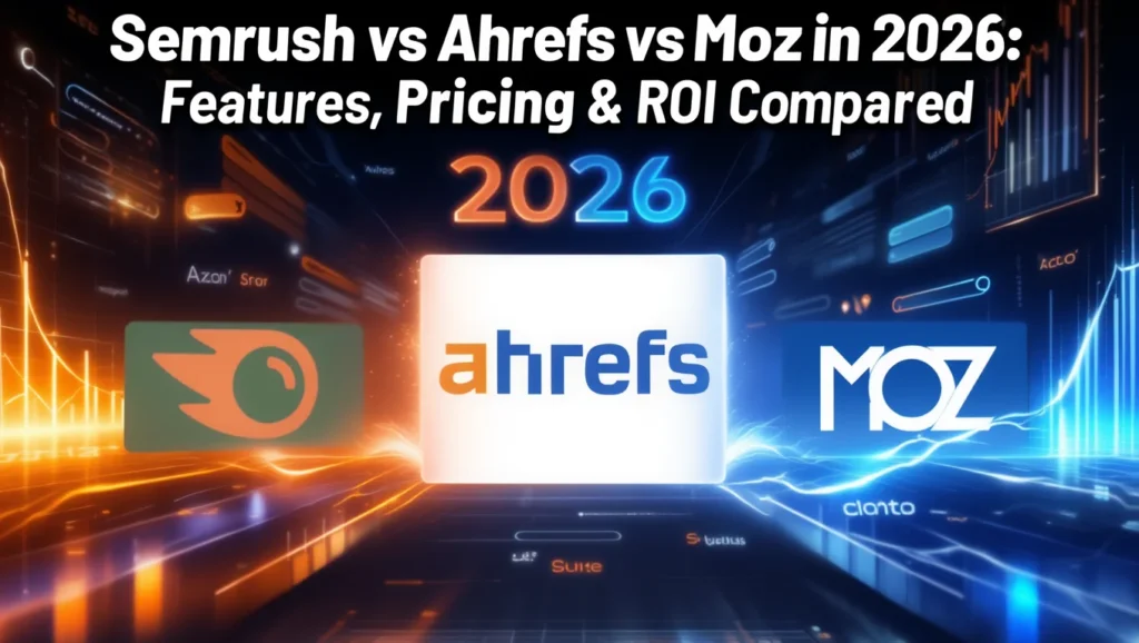Semrush vs Ahrefs vs Moz in 2026