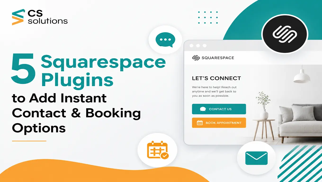 How to Add Instant Contact & Booking to Squarespace: 5 Best Plugins