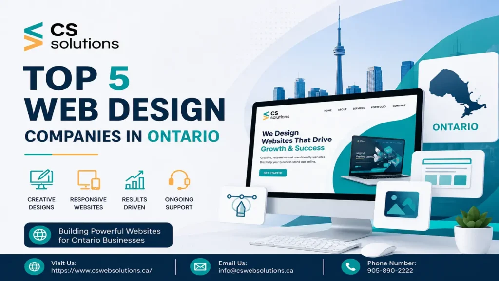 Top 5 Web Design Companies in Ontario CS Web Solutions
