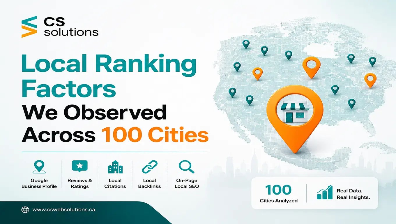 The Local Ranking Factors We Observed Across 100 Cities